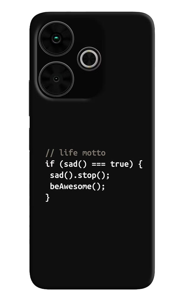 Life Motto Code Poco M6 Plus 5G Back Cover