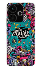 Music Graffiti Poco M6 Plus 5G Back Cover