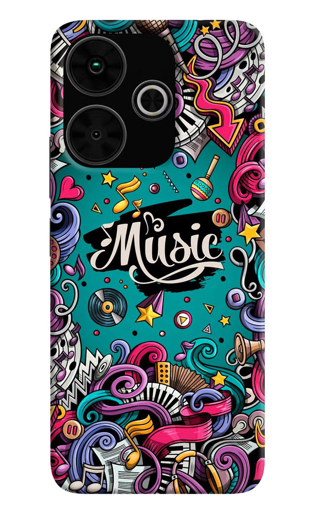Music Graffiti Poco M6 Plus 5G Back Cover