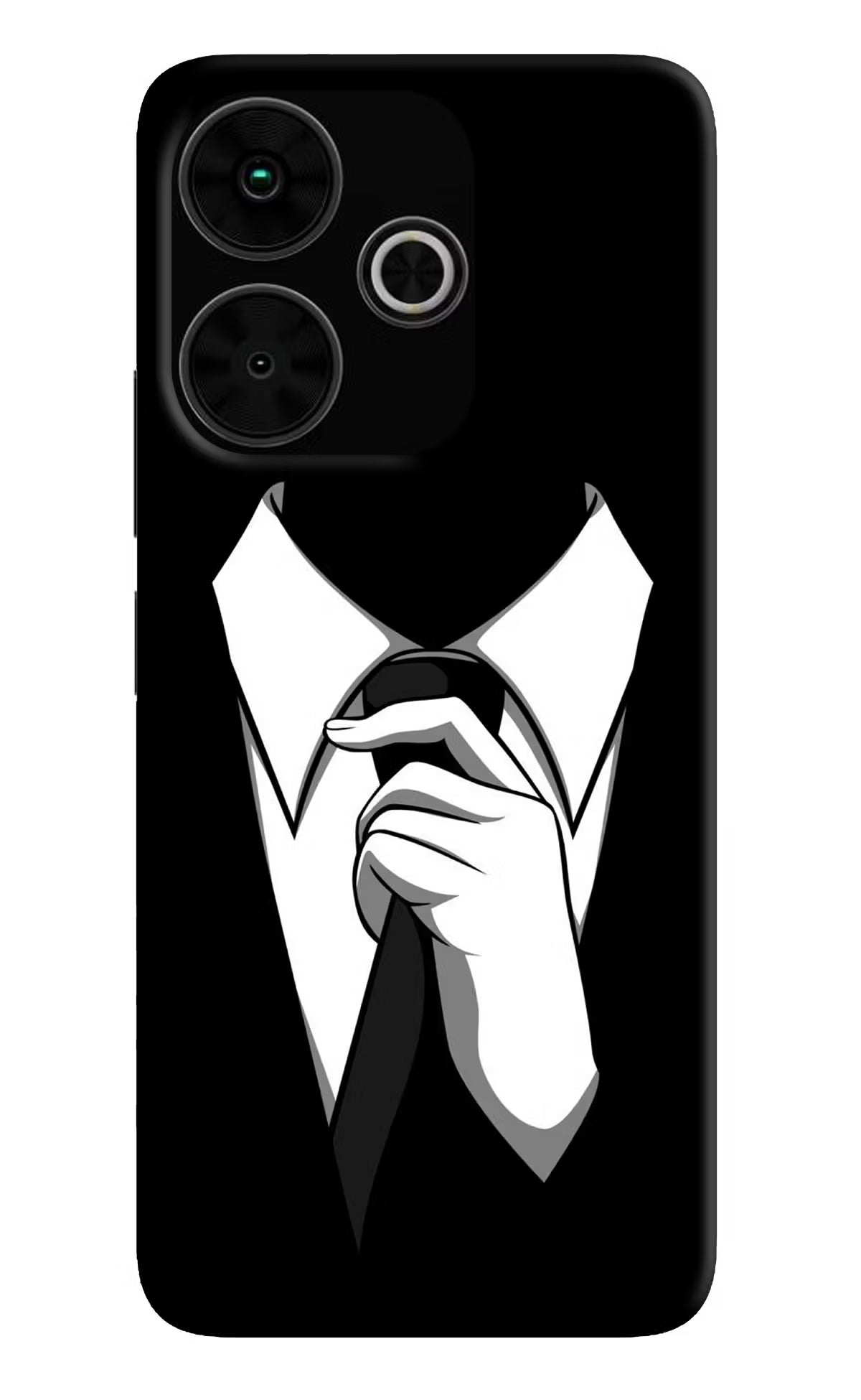 Black Tie Poco M6 Plus 5G Back Cover