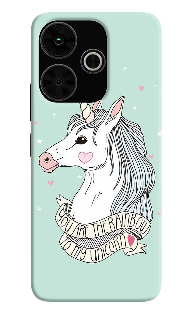 Unicorn Wallpaper Poco M6 Plus 5G Back Cover