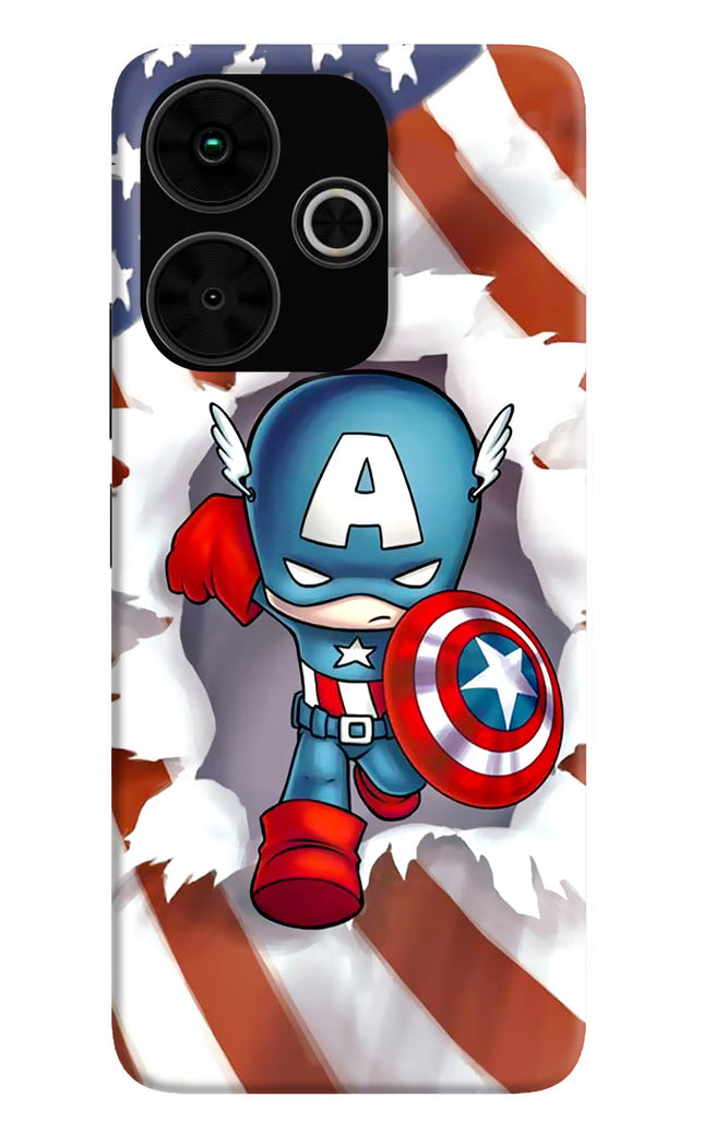 Captain America Poco M6 Plus 5G Back Cover