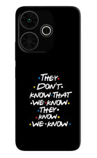 FRIENDS Dialogue Poco M6 Plus 5G Back Cover