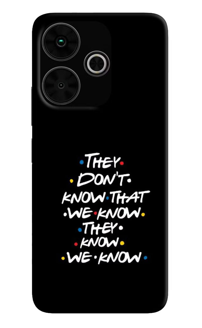 FRIENDS Dialogue Poco M6 Plus 5G Back Cover