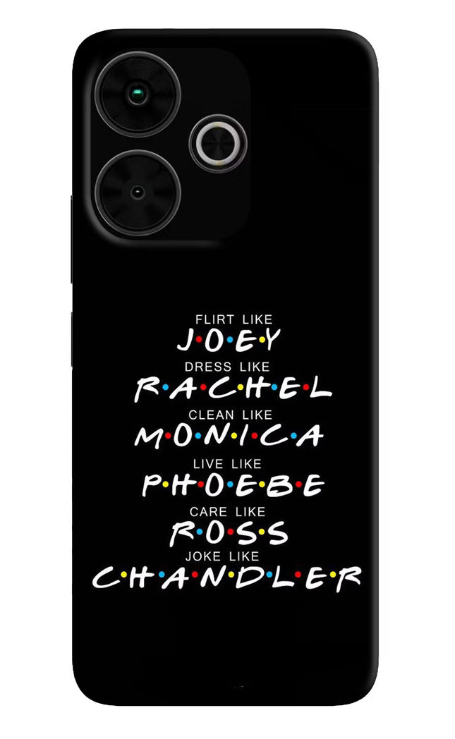 FRIENDS Character Poco M6 Plus 5G Back Cover