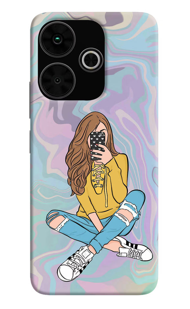 Selfie Girl Poco M6 Plus 5G Back Cover