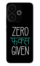 Zero Fucks Given Poco M6 Plus 5G Back Cover
