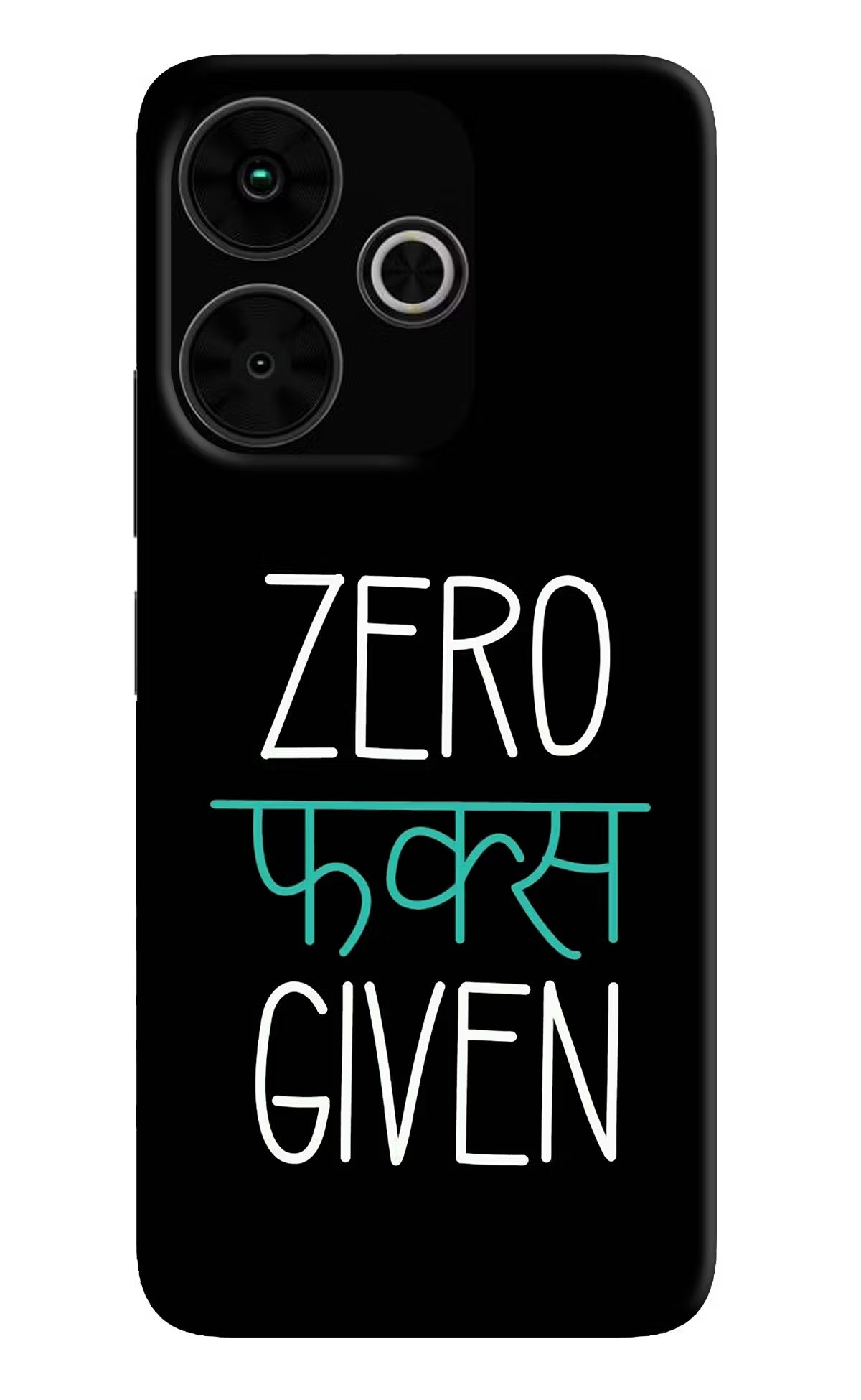 Zero Fucks Given Poco M6 Plus 5G Back Cover