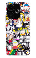 Sticker Bomb Poco M6 Plus 5G Back Cover