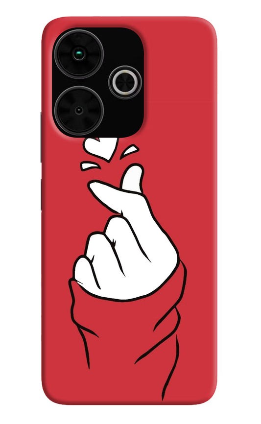 Korean Love Sign Poco M6 Plus 5G Back Cover