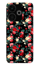 Rose Pattern Poco M6 Plus 5G Back Cover