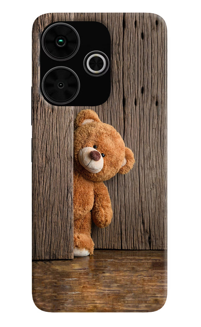 Teddy Wooden Poco M6 Plus 5G Back Cover