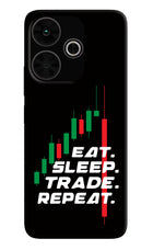 Eat Sleep Trade Repeat Poco M6 Plus 5G Back Cover