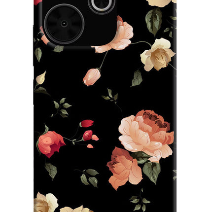 Flowers Poco M6 Plus 5G Back Cover
