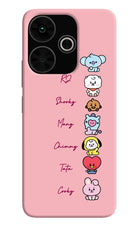 BTS names Poco M6 Plus 5G Back Cover