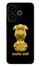 Satyamev Jayate Golden Poco M6 Plus 5G Back Cover