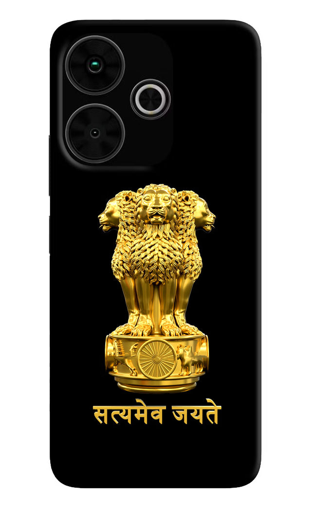 Satyamev Jayate Golden Poco M6 Plus 5G Back Cover