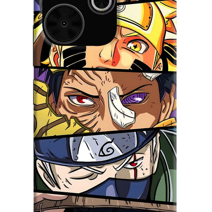 Naruto Character Poco M6 Plus 5G Back Cover