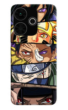 Naruto Character Poco M6 Plus 5G Back Cover
