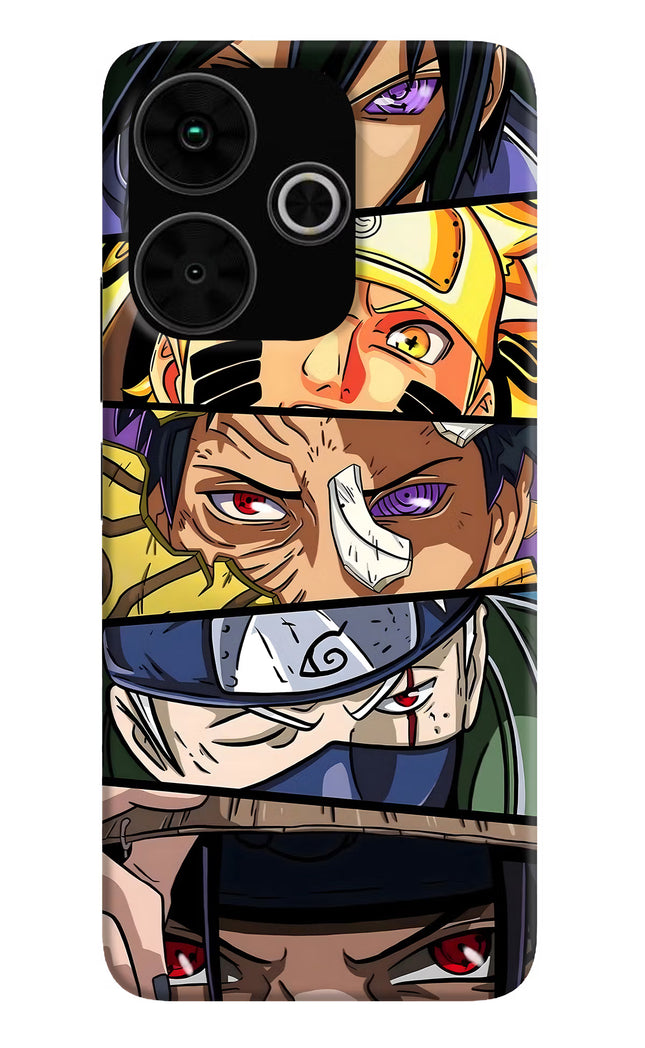 Naruto Character Poco M6 Plus 5G Back Cover