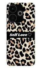 Leopard Print Self Love Poco M6 Plus 5G Back Cover