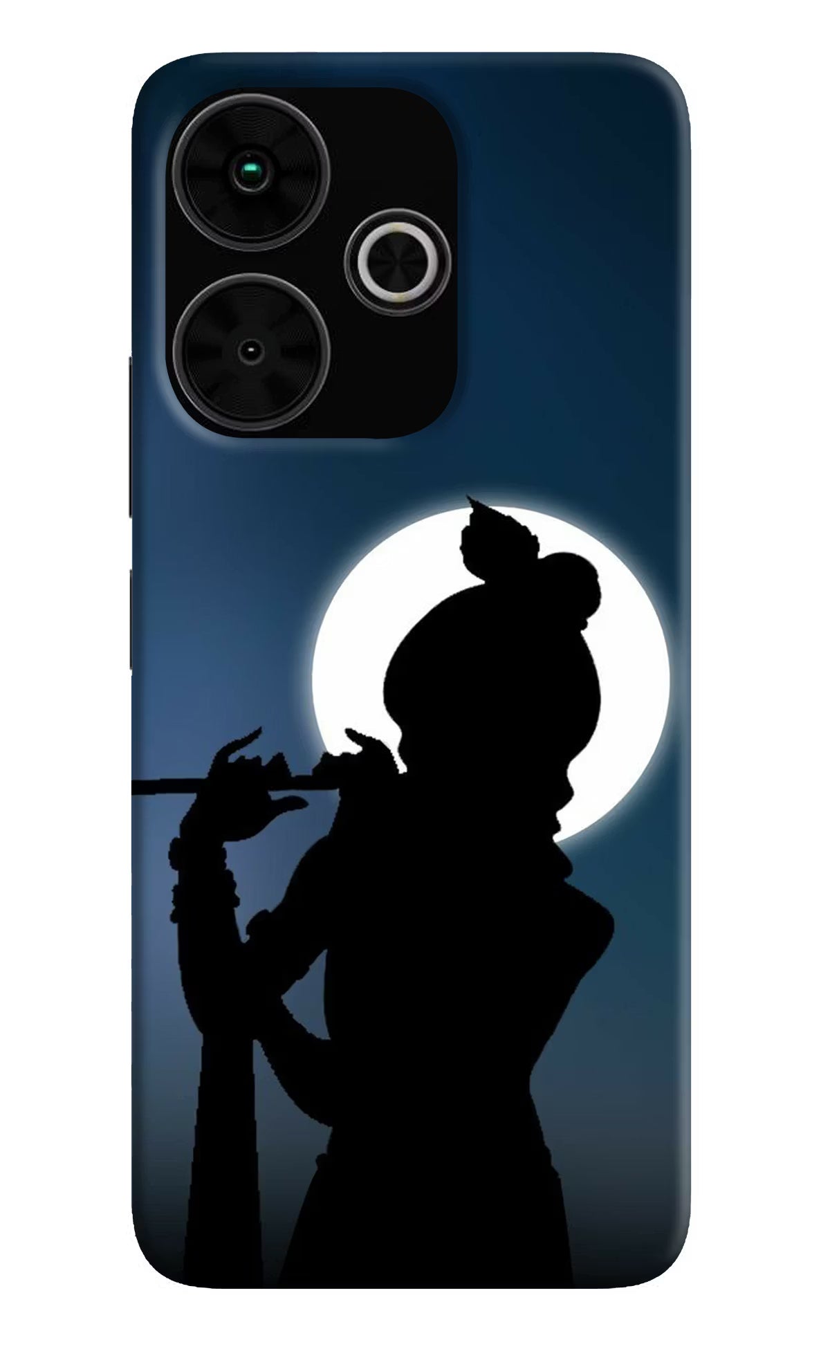 Shri Krishna Silhouette Poco M6 Plus 5G Back Cover