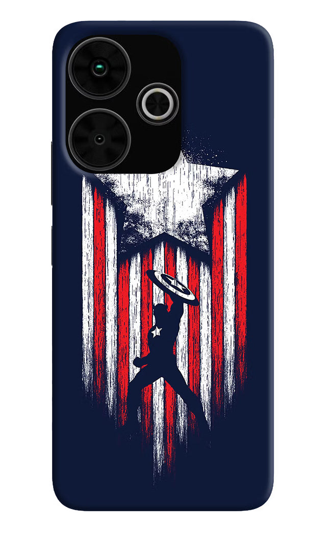 Captain America Marvel Art Poco M6 Plus 5G Back Cover