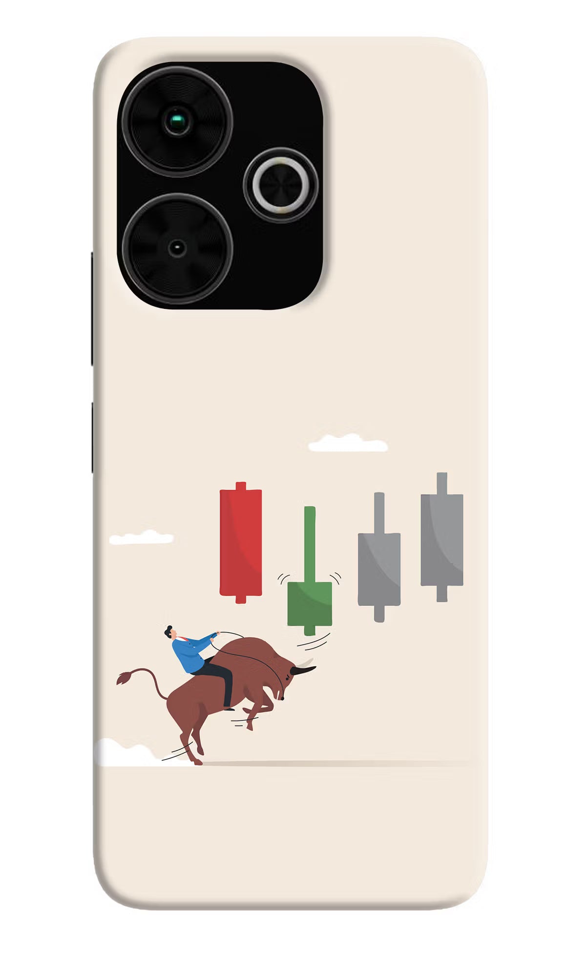 Bull Trading Momentum Poco M6 Plus 5G Back Cover
