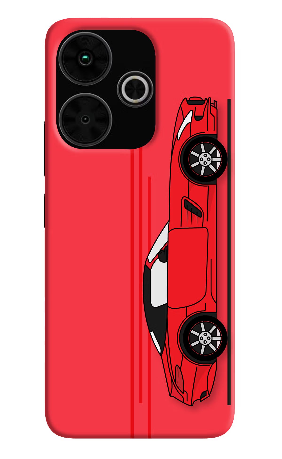 Red Velocity Poco M6 Plus 5G Back Cover