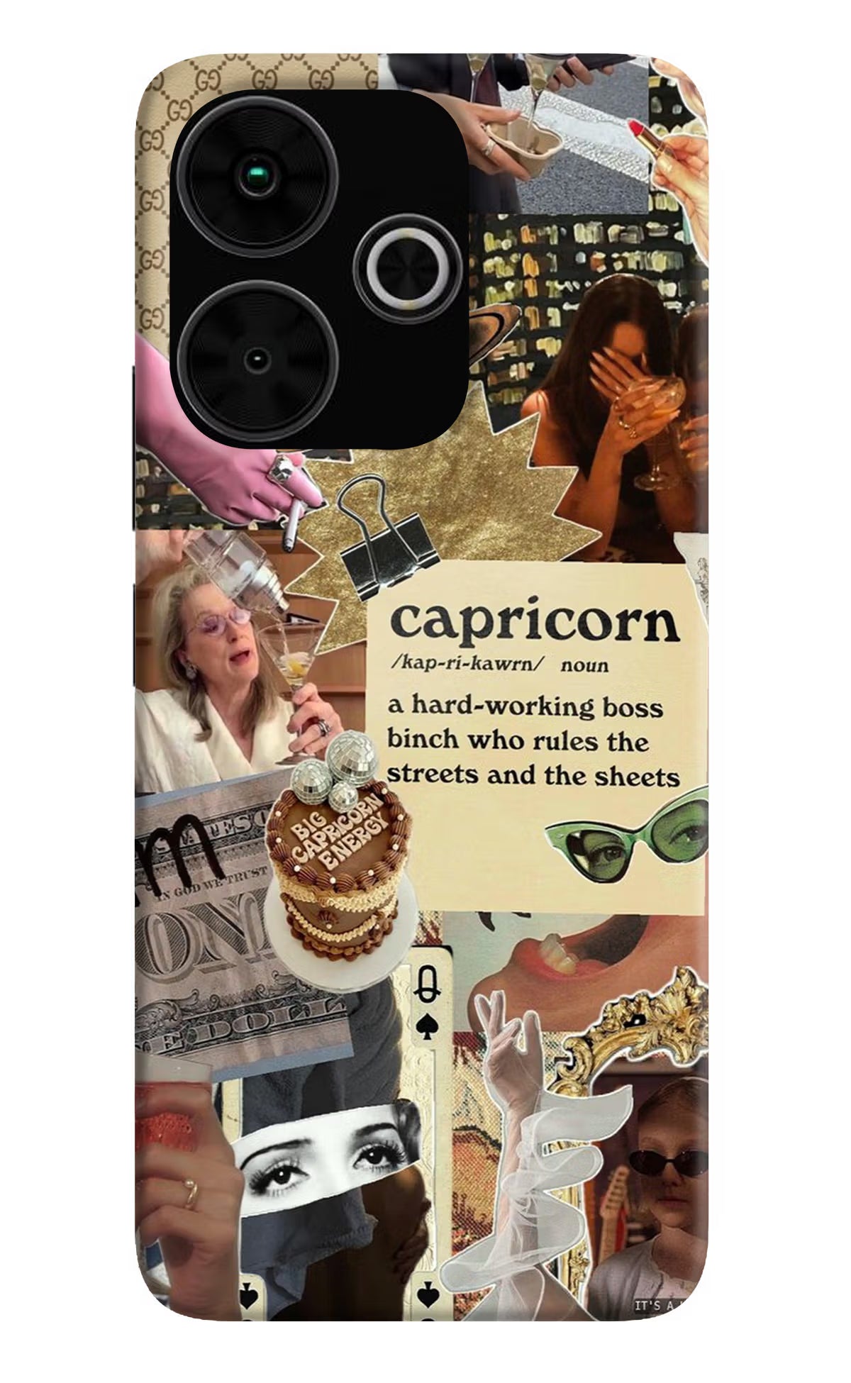 Capricorn Zodiac Poco M6 Plus 5G Back Cover