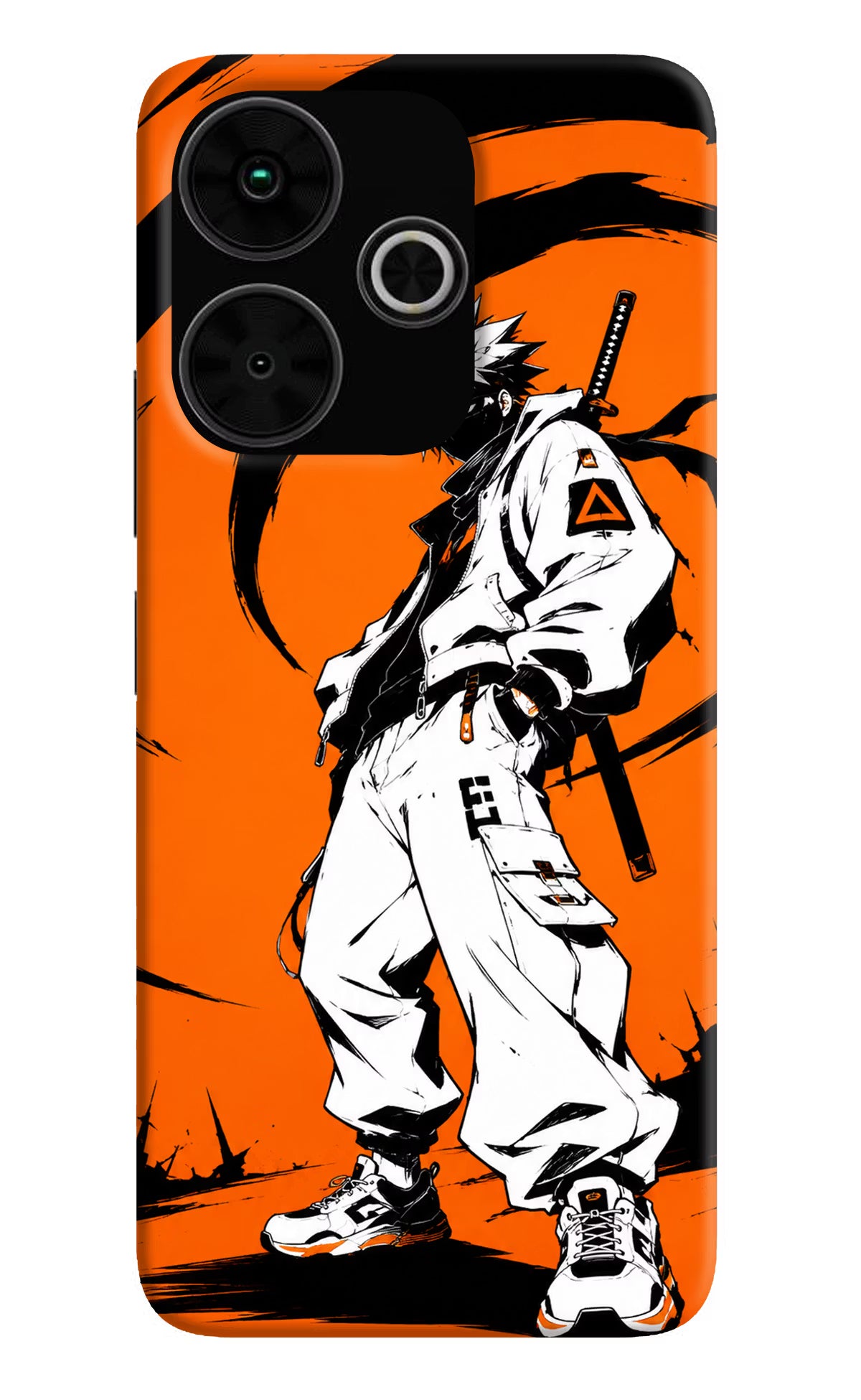 Street Samurai  Poco M6 Plus 5G Hard Case Back Cover by Casekaro