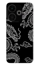 Twin Dragons Poco M6 Plus 5G Hard Case Back Cover by Casekaro