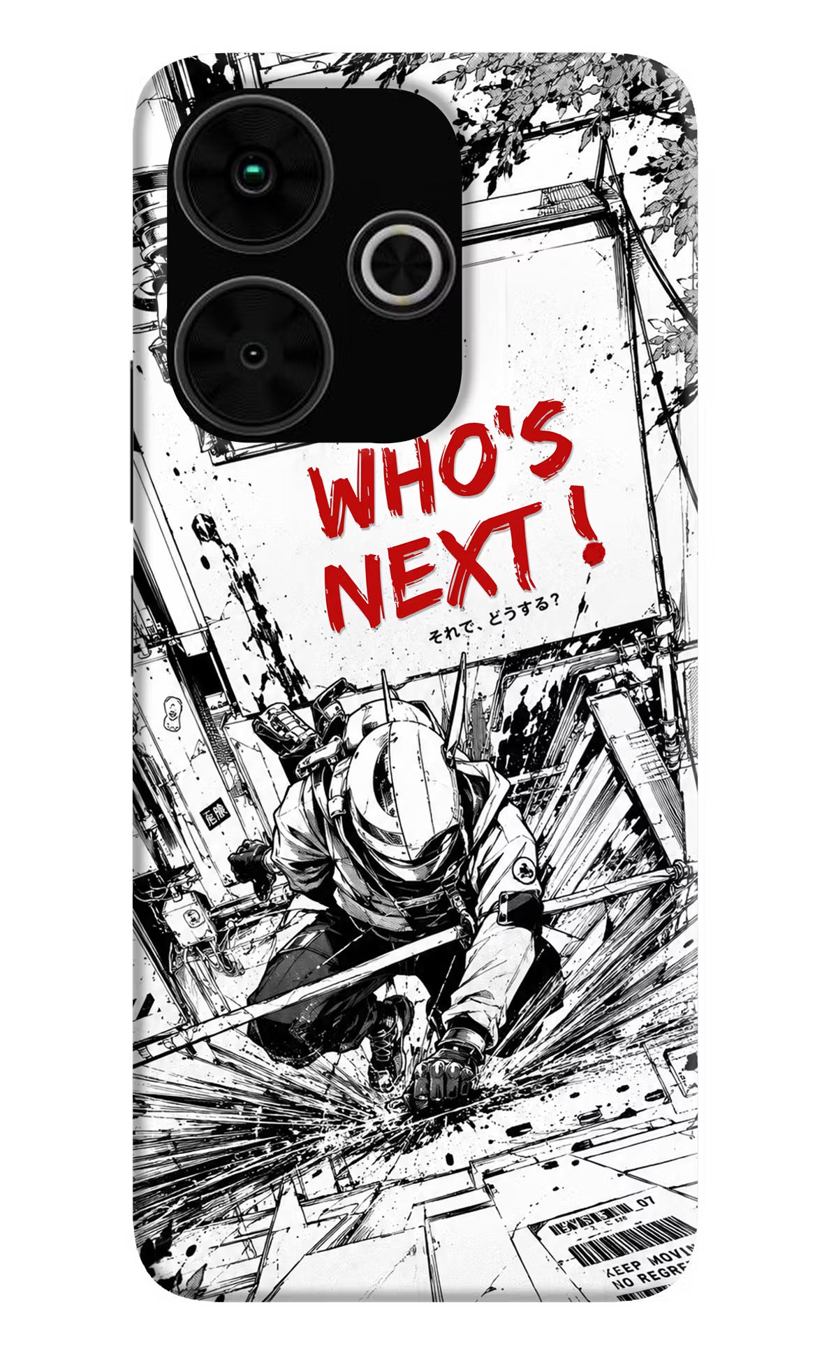 Who's Next Poco M6 Plus 5G Hard Case Back Cover by Casekaro