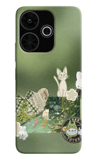 Aesthetic anime Poco M6 Plus 5G Hard Case Back Cover by Casekaro