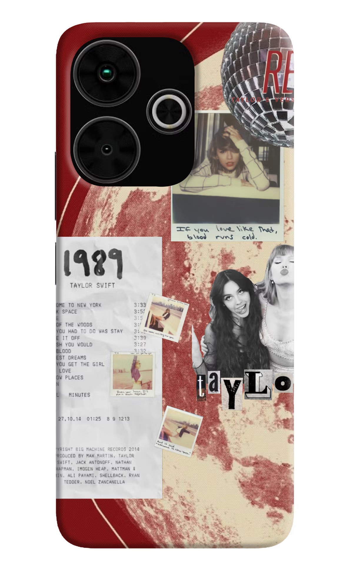 Taylor Swift Poco M6 Plus 5G Back Cover