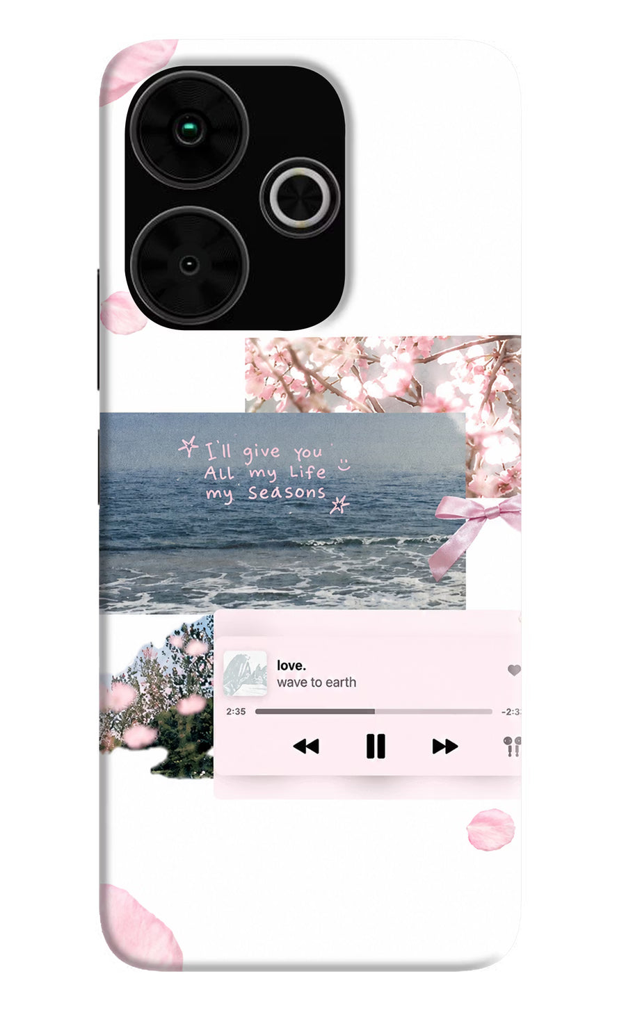 Wave to earth Poco M6 Plus 5G Back Cover, Hard case