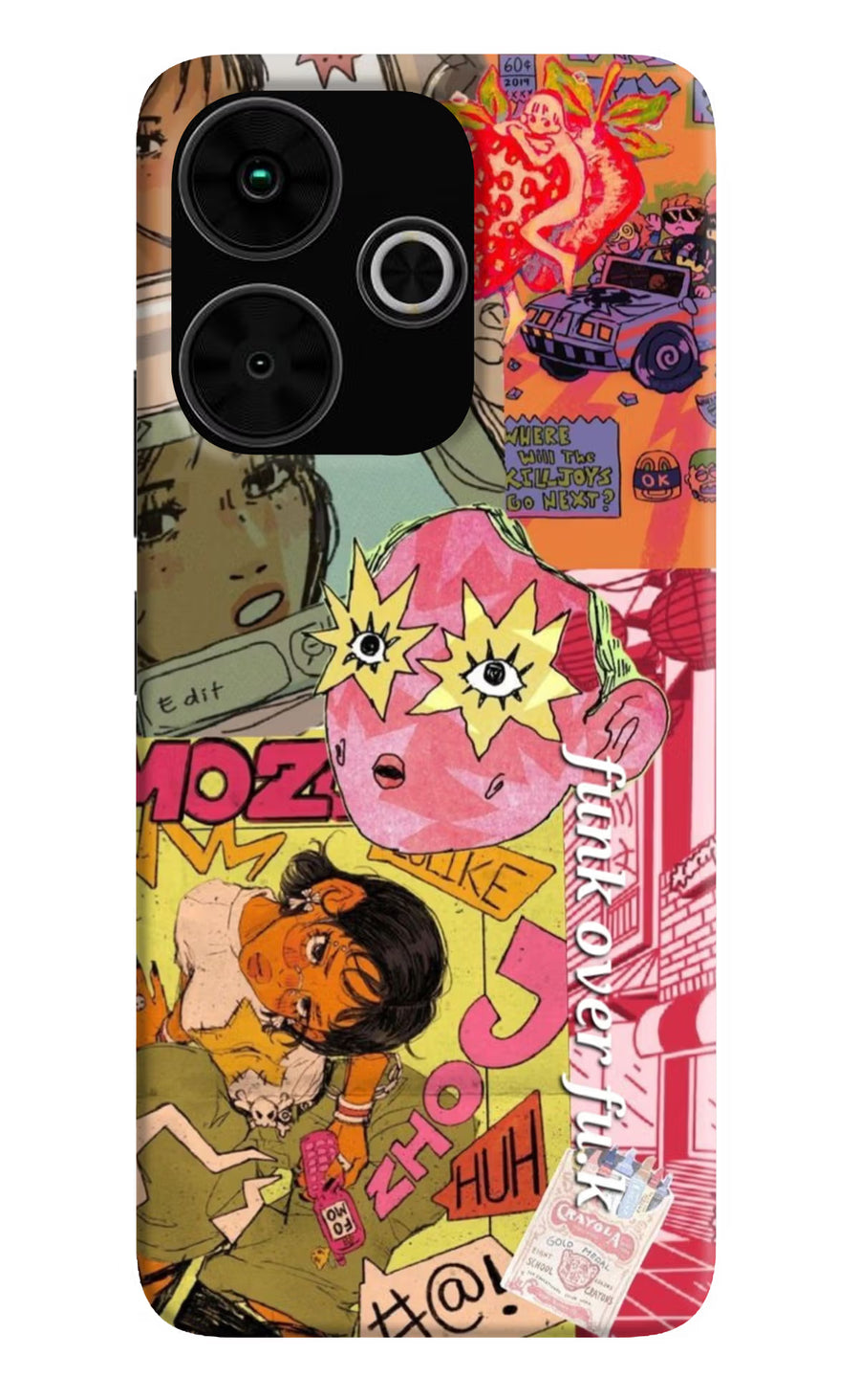 Funkover Poco M6 Plus 5G Back Cover, Hard case