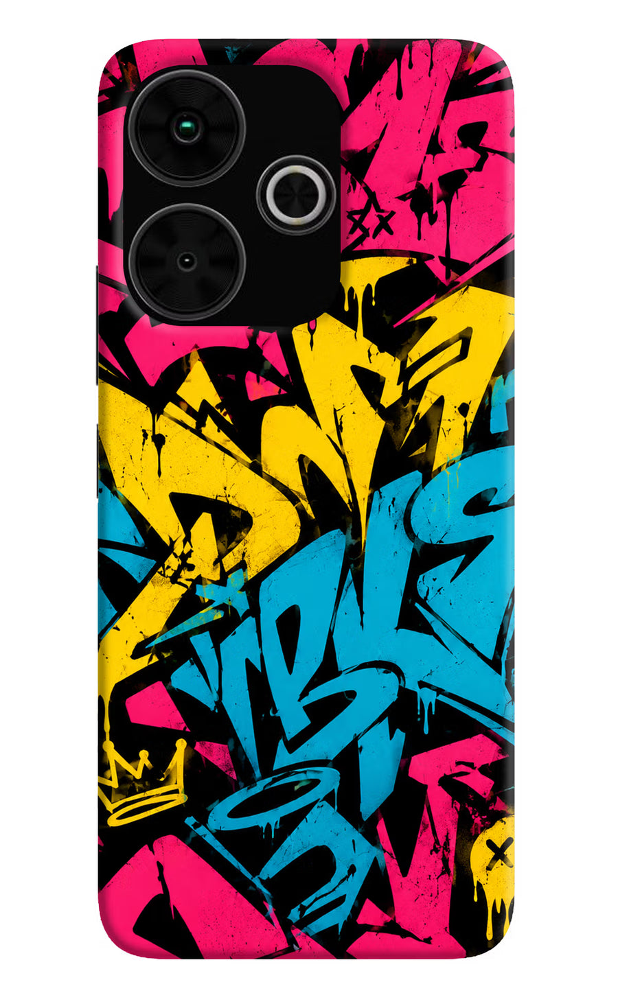 Graffiti Vibe Poco M6 Plus 5G Back Cover, Hard case
