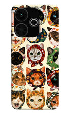 Cool Cat Poco M6 Plus 5G Hard Case Back Cover by Casekaro