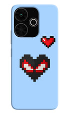 Peter Heart Poco M6 Plus 5G Hard Case Back Cover by Casekaro