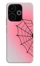 Pink Web Poco M6 Plus 5G Hard Case Back Cover by Casekaro
