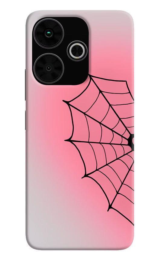 Pink Web Poco M6 Plus 5G Hard Case Back Cover by Casekaro