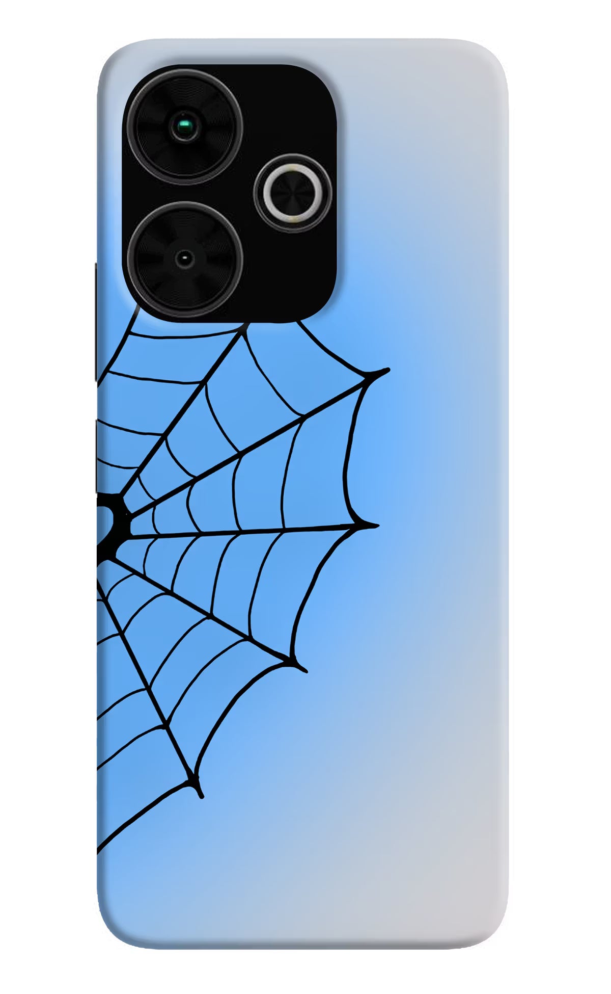 Blue Web Poco M6 Plus 5G Back Cover