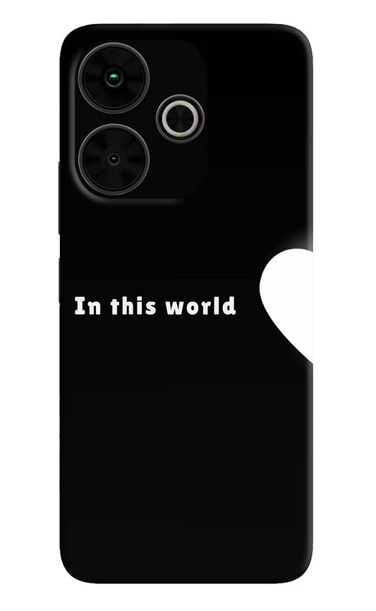 This World Poco M6 Plus 5G Hard Case Back Cover by Casekaro