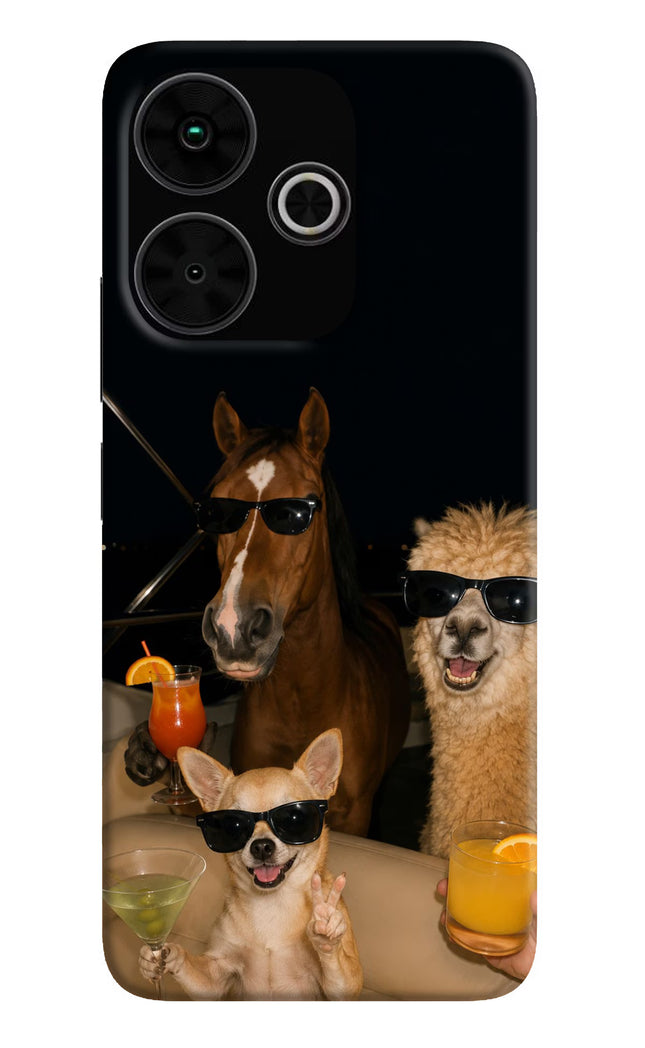 Party Squad Poco M6 Plus 5G Hard Case Back Cover by Casekaro