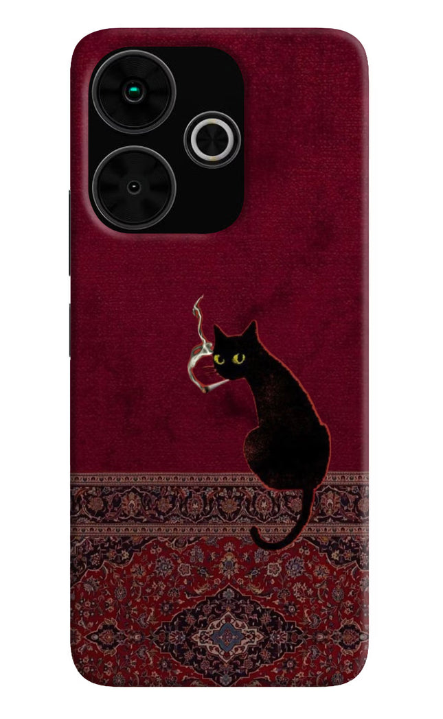 Midnight Cat Poco M6 Plus 5G Hard Case Back Cover by Casekaro