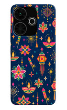 Festive Pop Poco M6 Plus 5G Hard Case Back Cover by Casekaro