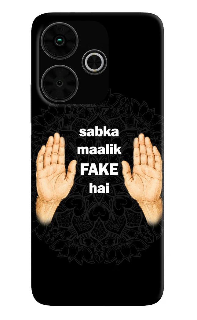 Sabka Malik Fake Poco M6 Plus 5G Hard Case Back Cover by Casekaro
