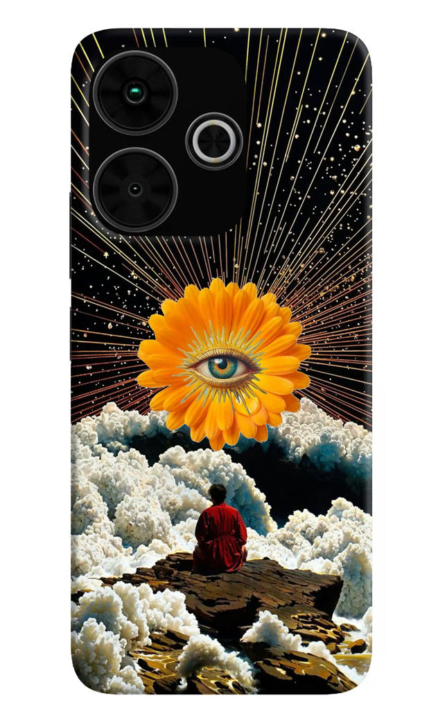 Cosmic Flower Poco M6 Plus 5G Hard Case Back Cover by Casekaro