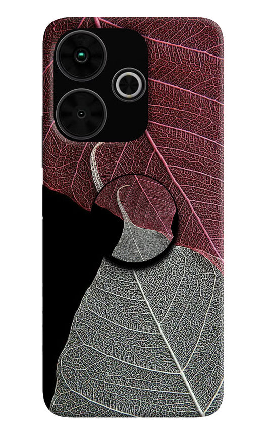 Leaf Pattern Poco M6 Plus 5G Pop Case